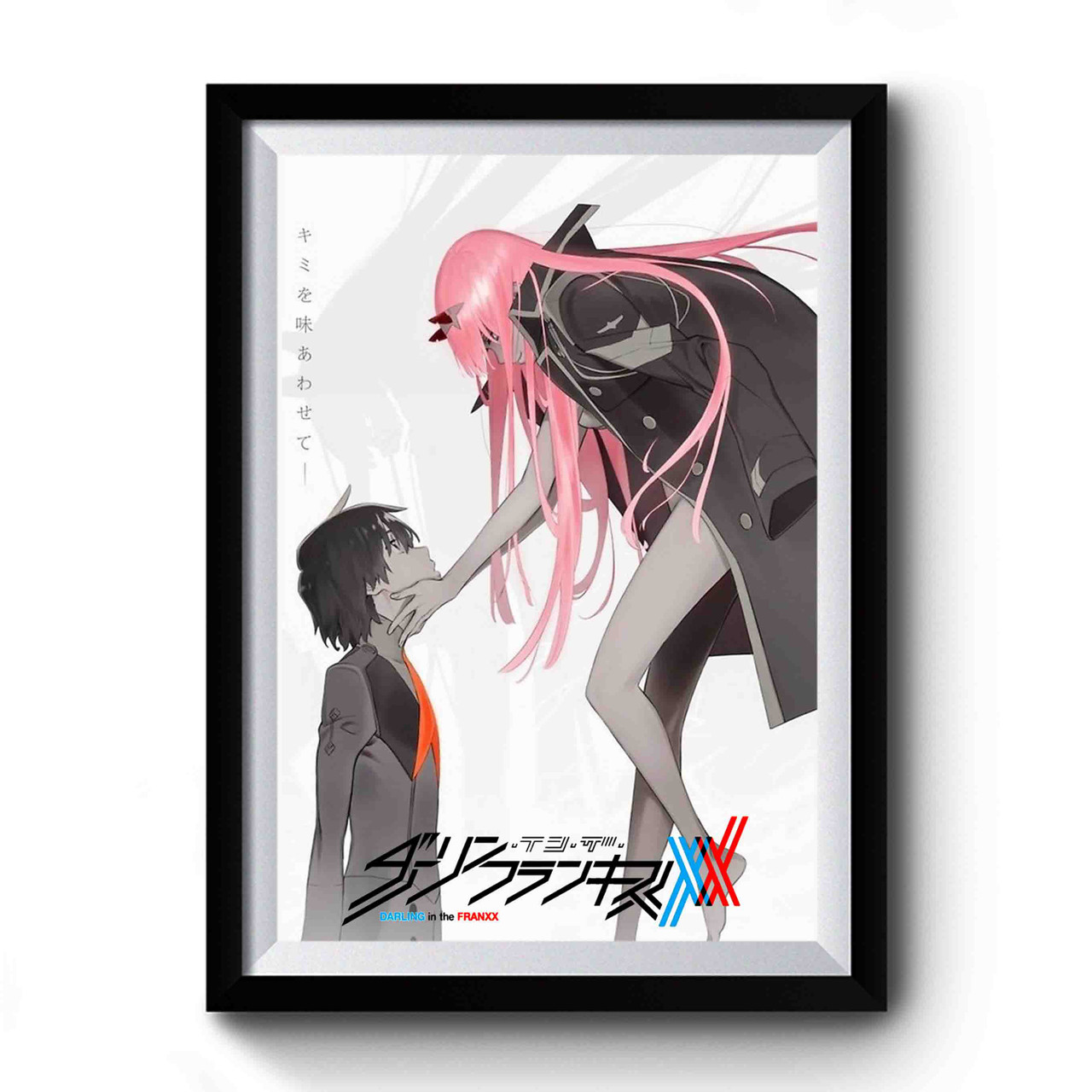 Darling In The Franxx Hiro And Zero Two Premium Poster